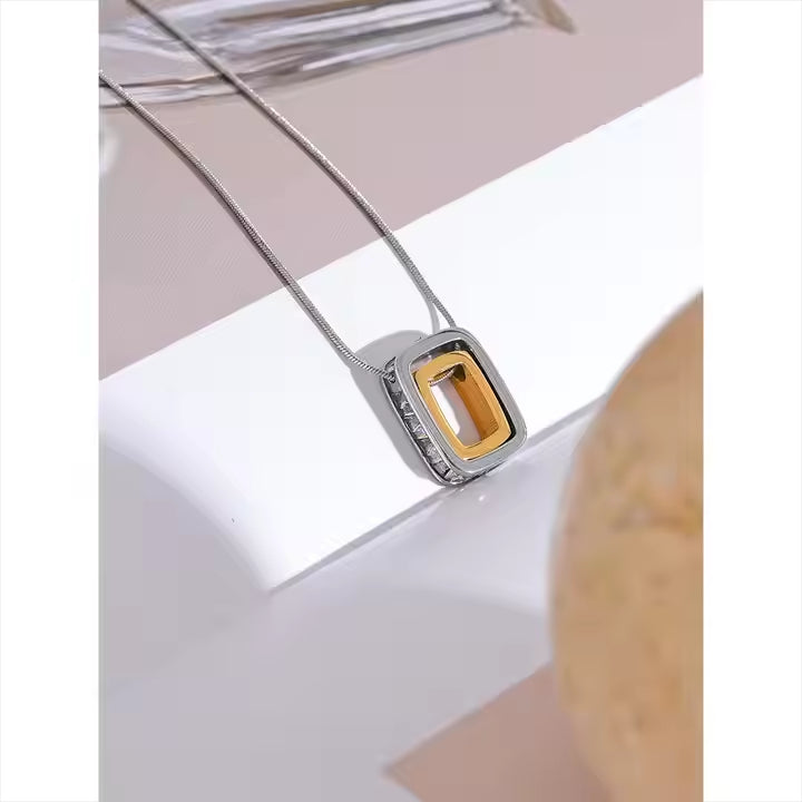 Colar Zirconia Mix - Dourado