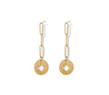 Brincos corrente longo - Dourado