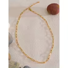 Colar classic chain - Dourado