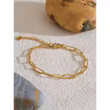 Pulseira classic chain - Dourado