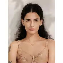 Colar minimalista contas - Dourado