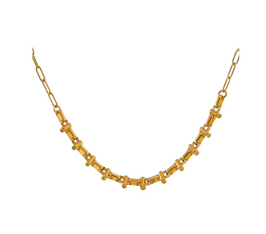 Colar Elos Elegance - Dourado