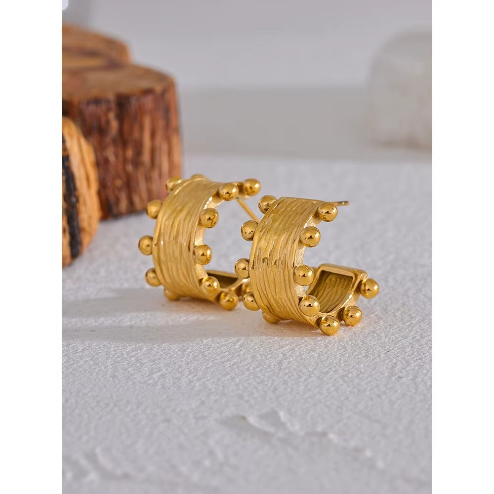 Brincos Queen - Dourado