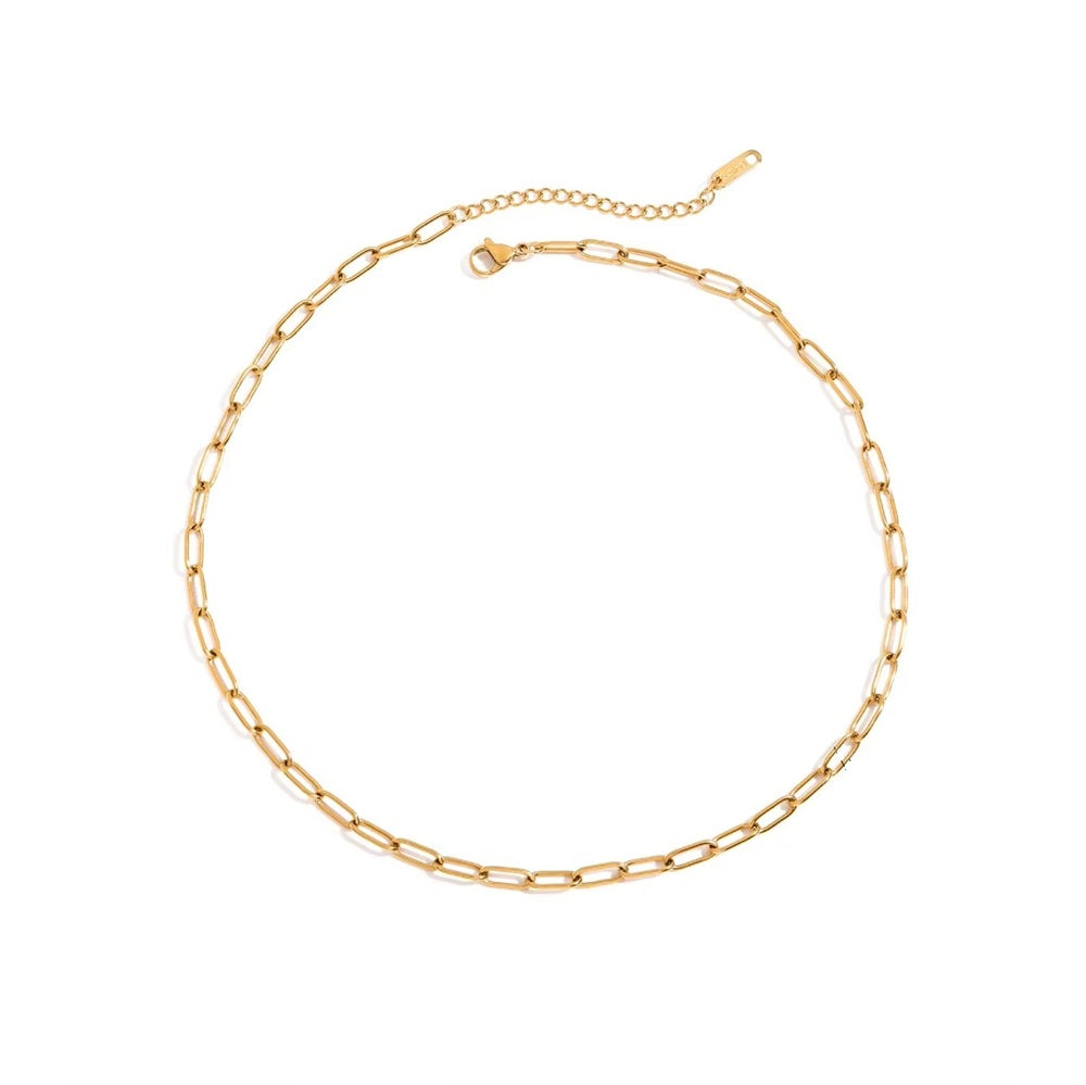 Colar classic chain - Dourado